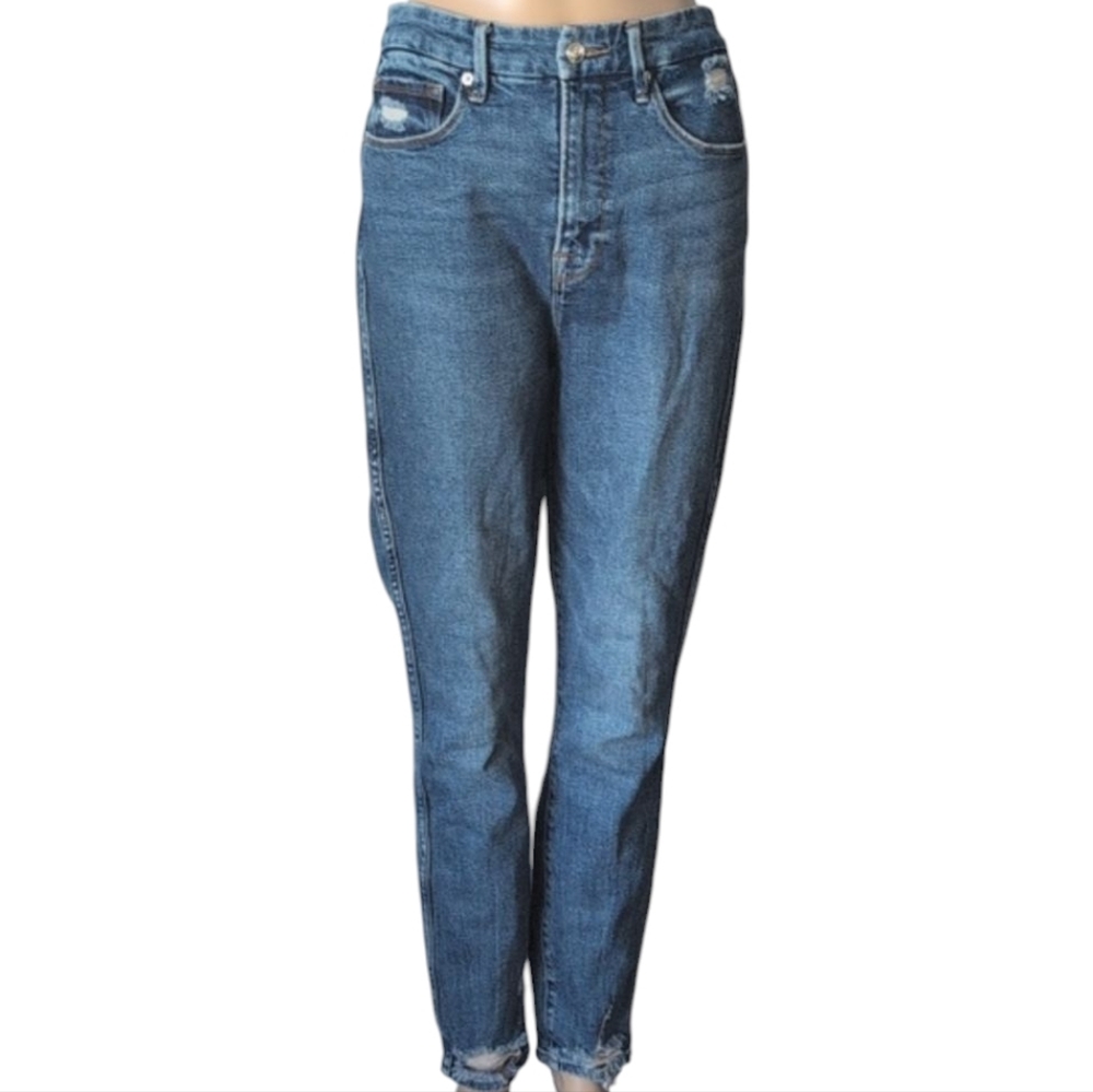 Good American Good Curve High Rise Stretchy Jeans Sz 8/29